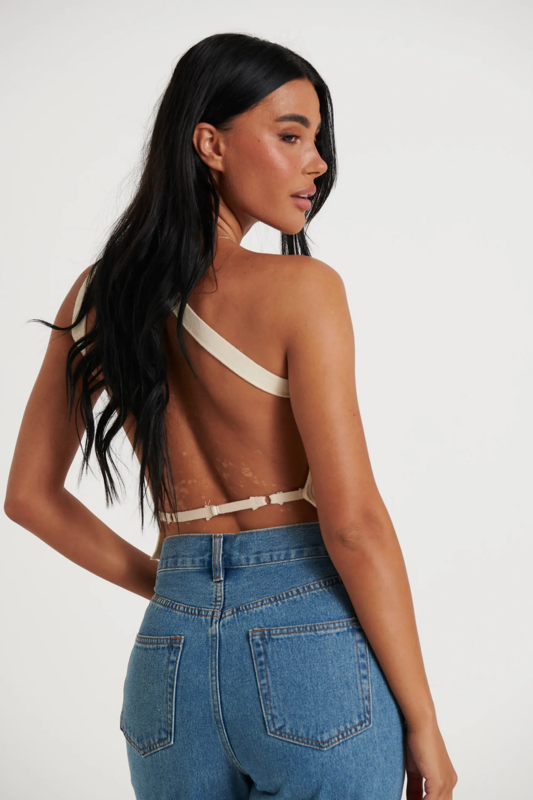 Knitwear>Oscar St Asher Knit Top Bone