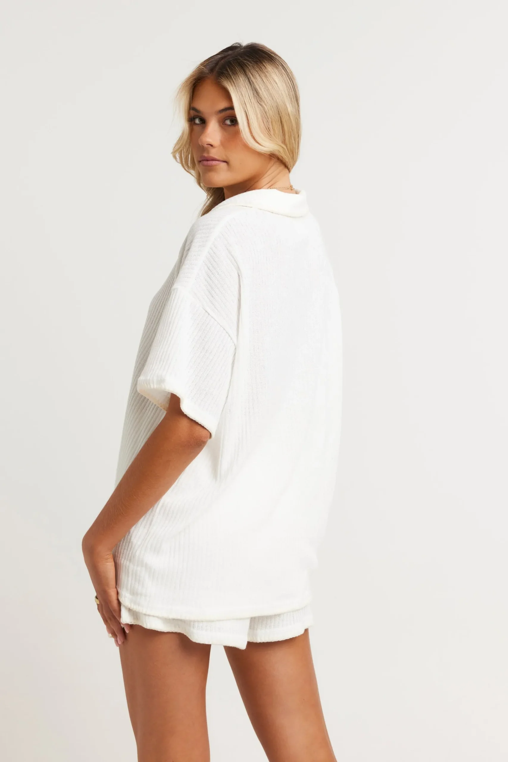 Knitwear>By Frankie Callie Knit Set White
