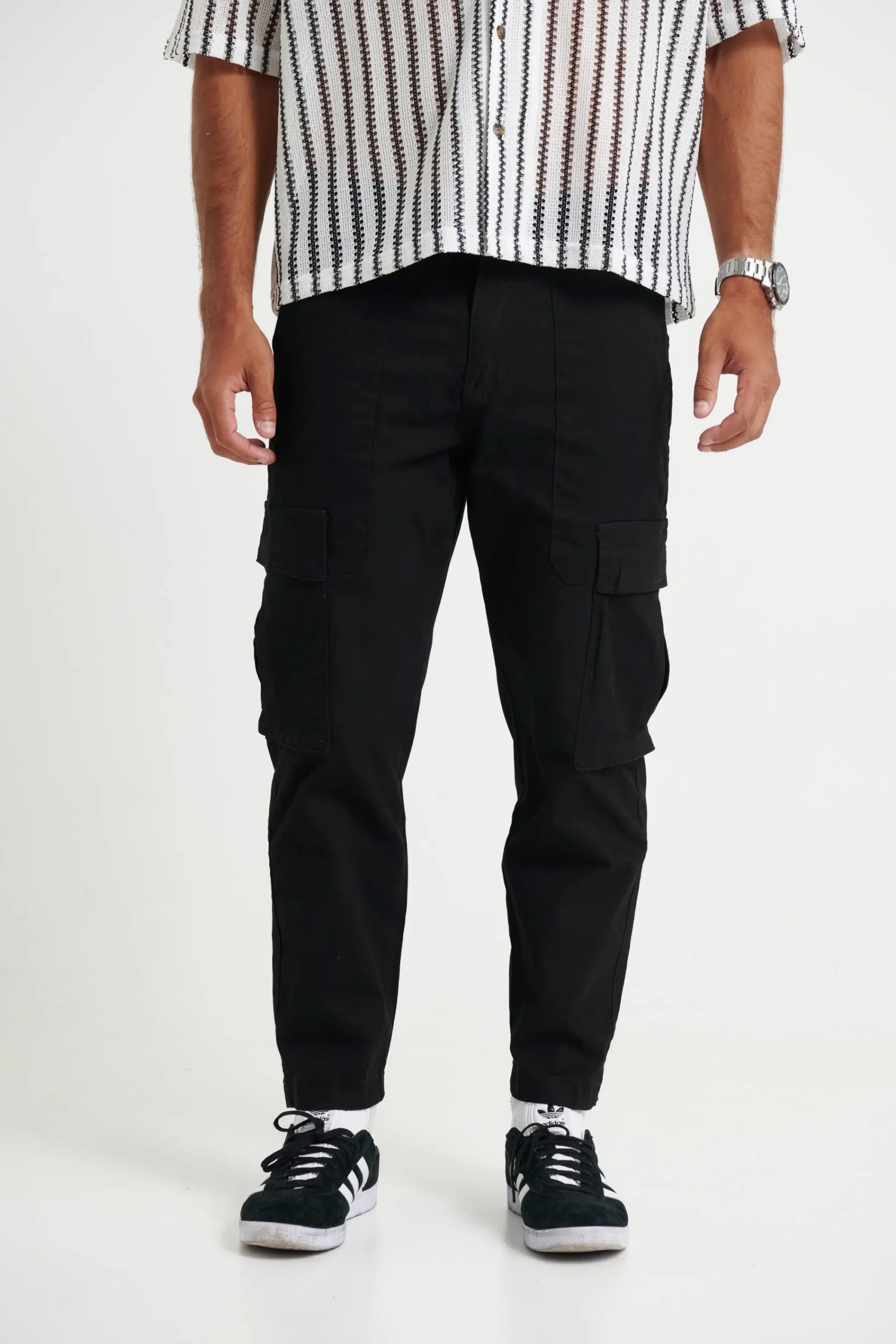 Pants>Sampson and Taylor Damien Drop Cargo Pant Black