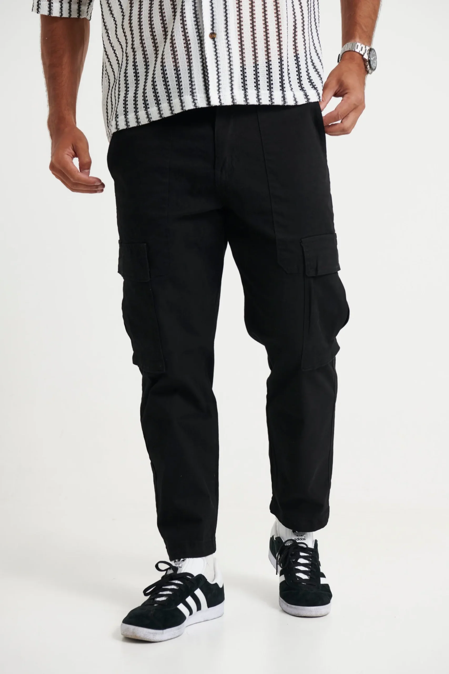 Pants>Sampson and Taylor Damien Drop Cargo Pant Black