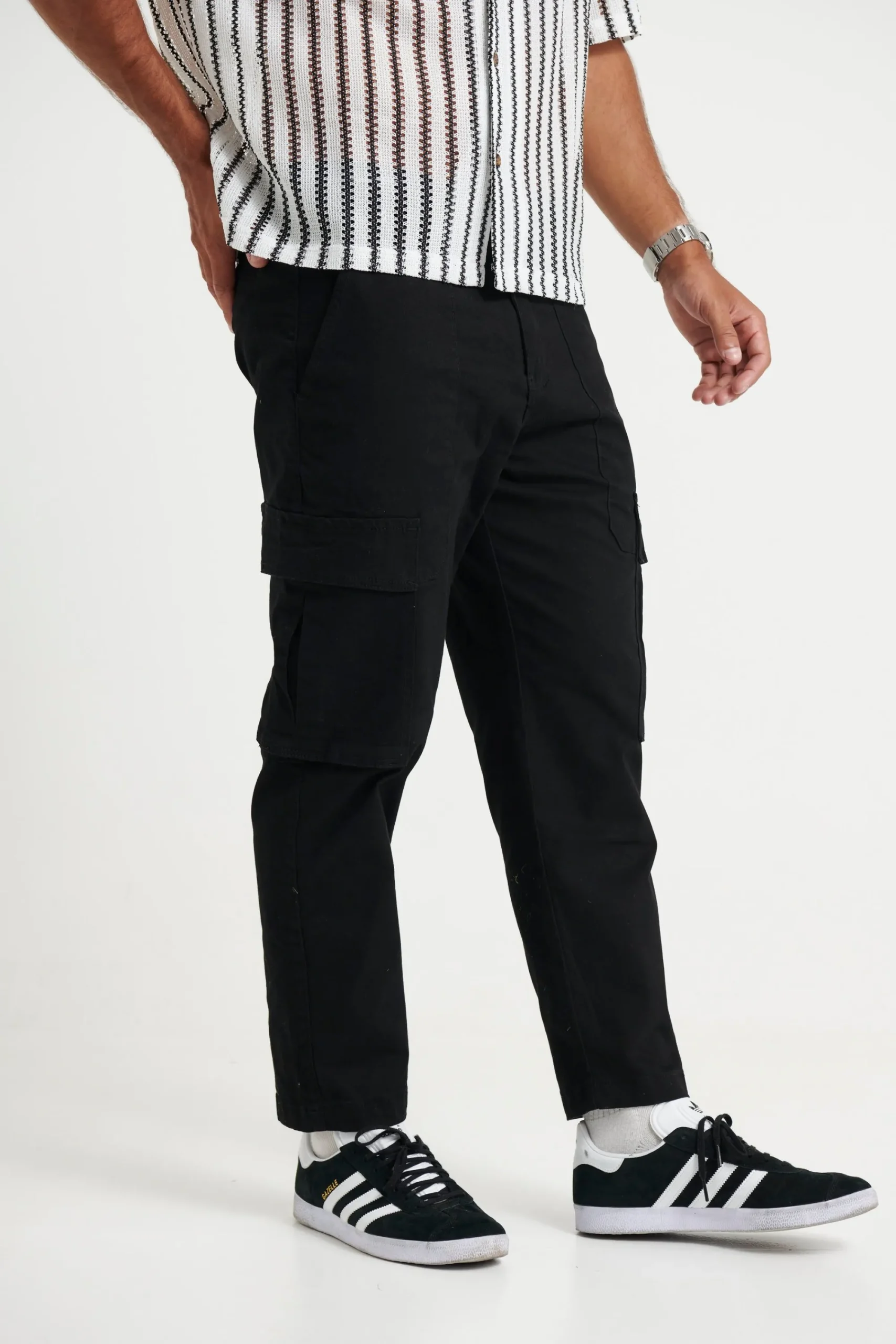 Pants>Sampson and Taylor Damien Drop Cargo Pant Black