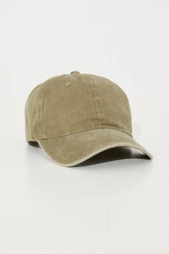 Headwear>Label Levverage Denim Cap Khaki