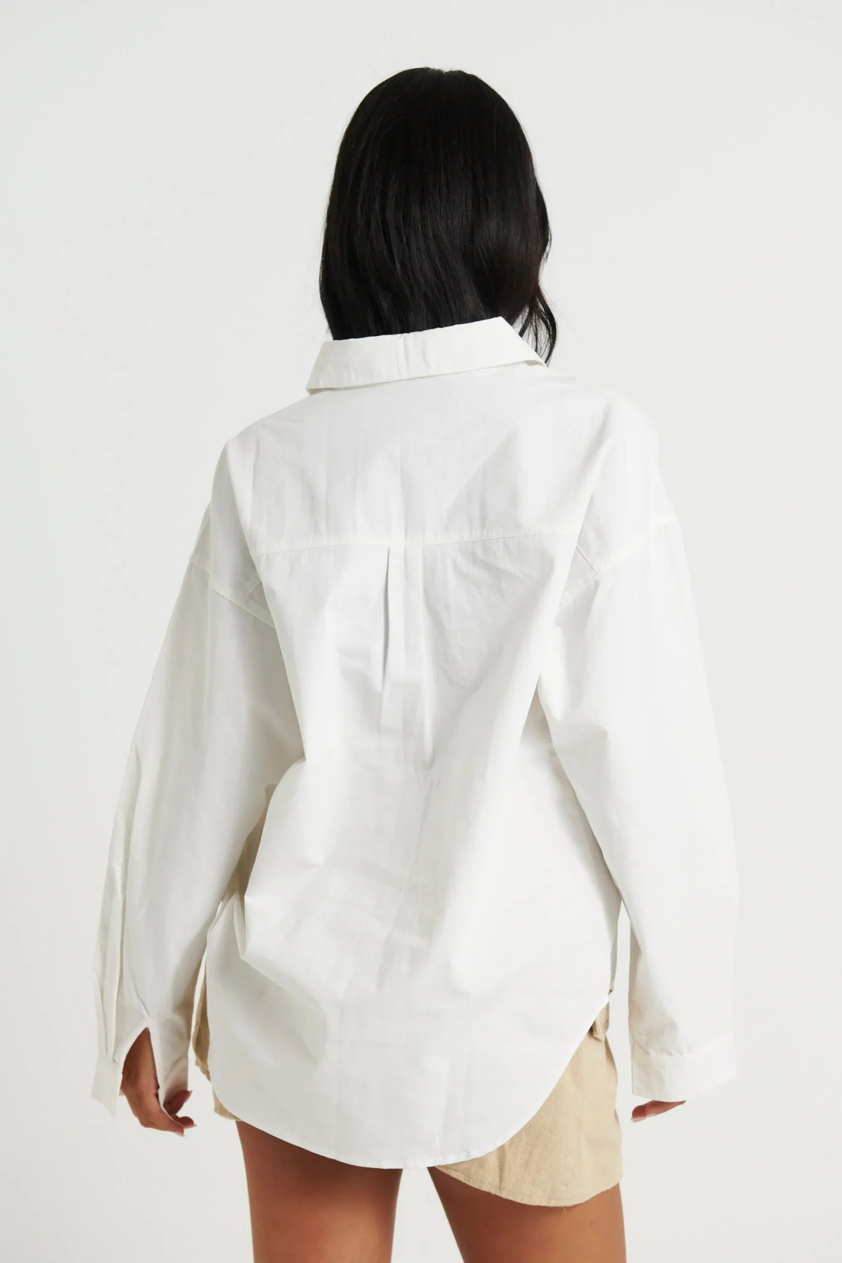 Shirts>Pink Diamond Desi Shirt White