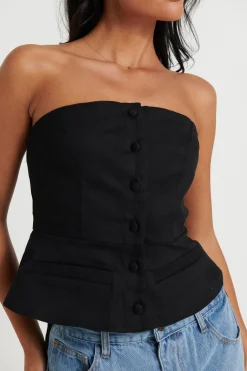 Tops>qtrendfashion Elodi Top Black