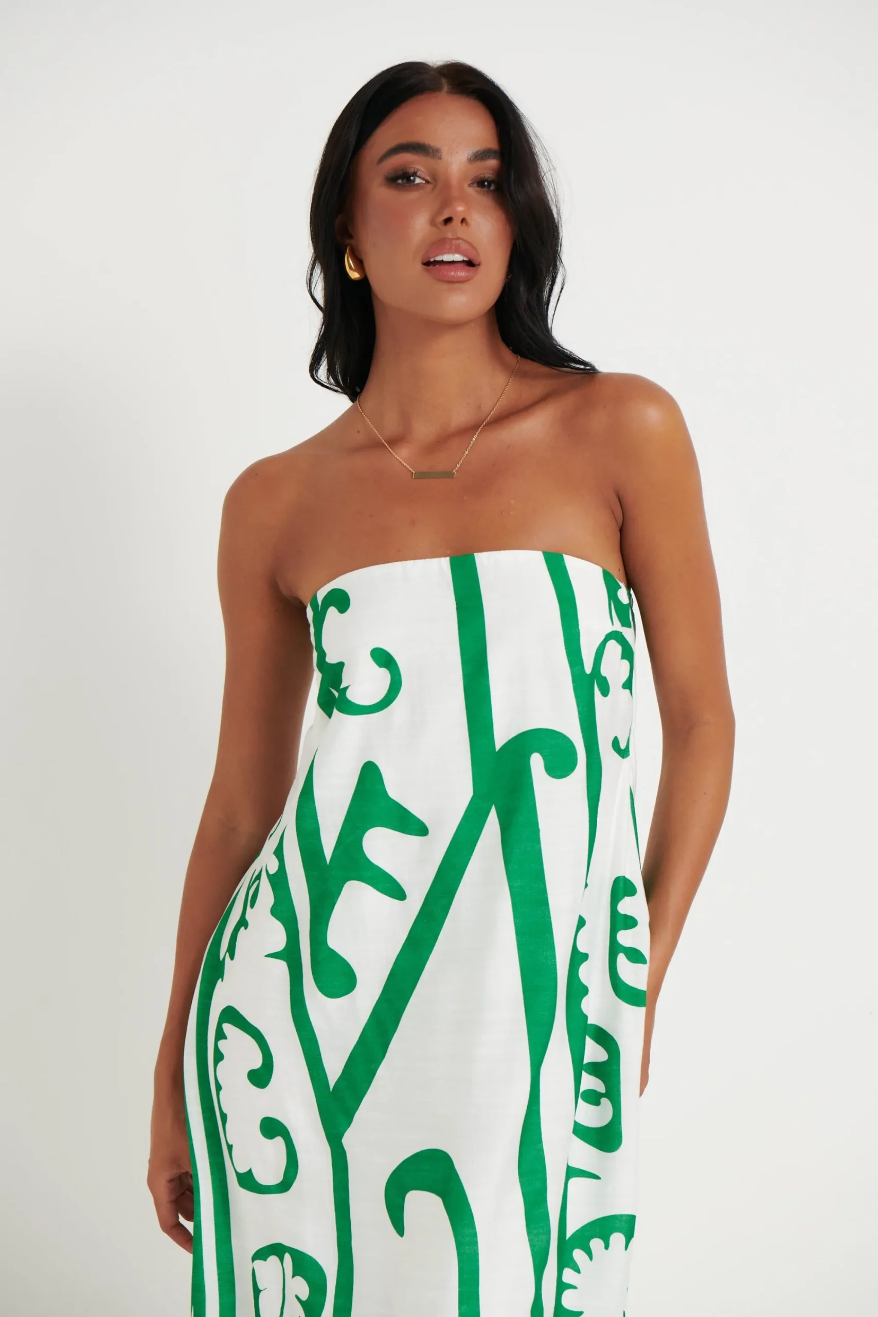 Dresses>By Frankie Emmy Maxi Dress Green