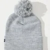 Headwear>Flexfit Pom Pom Beanie Heather Grey
