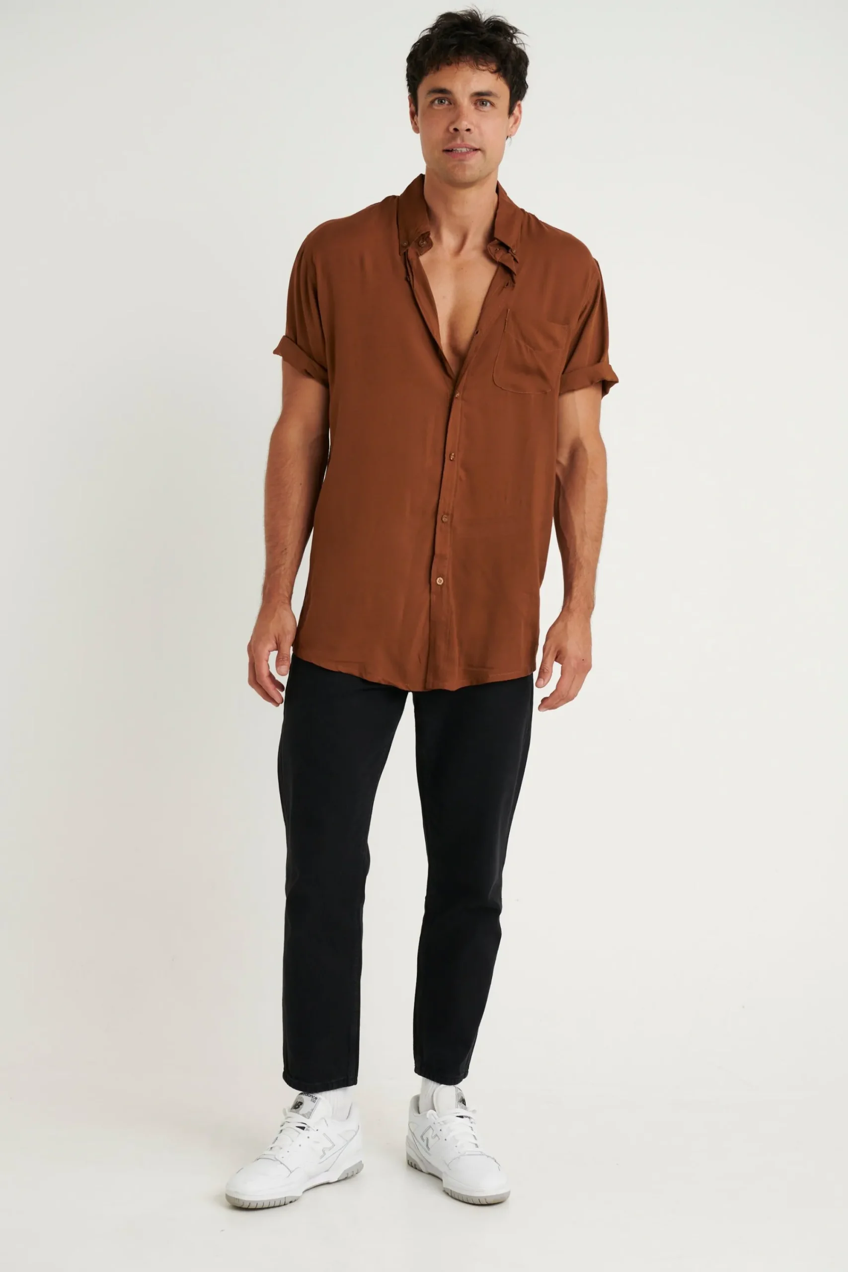 Shirts>NTH Jack Boating Shirt Brown