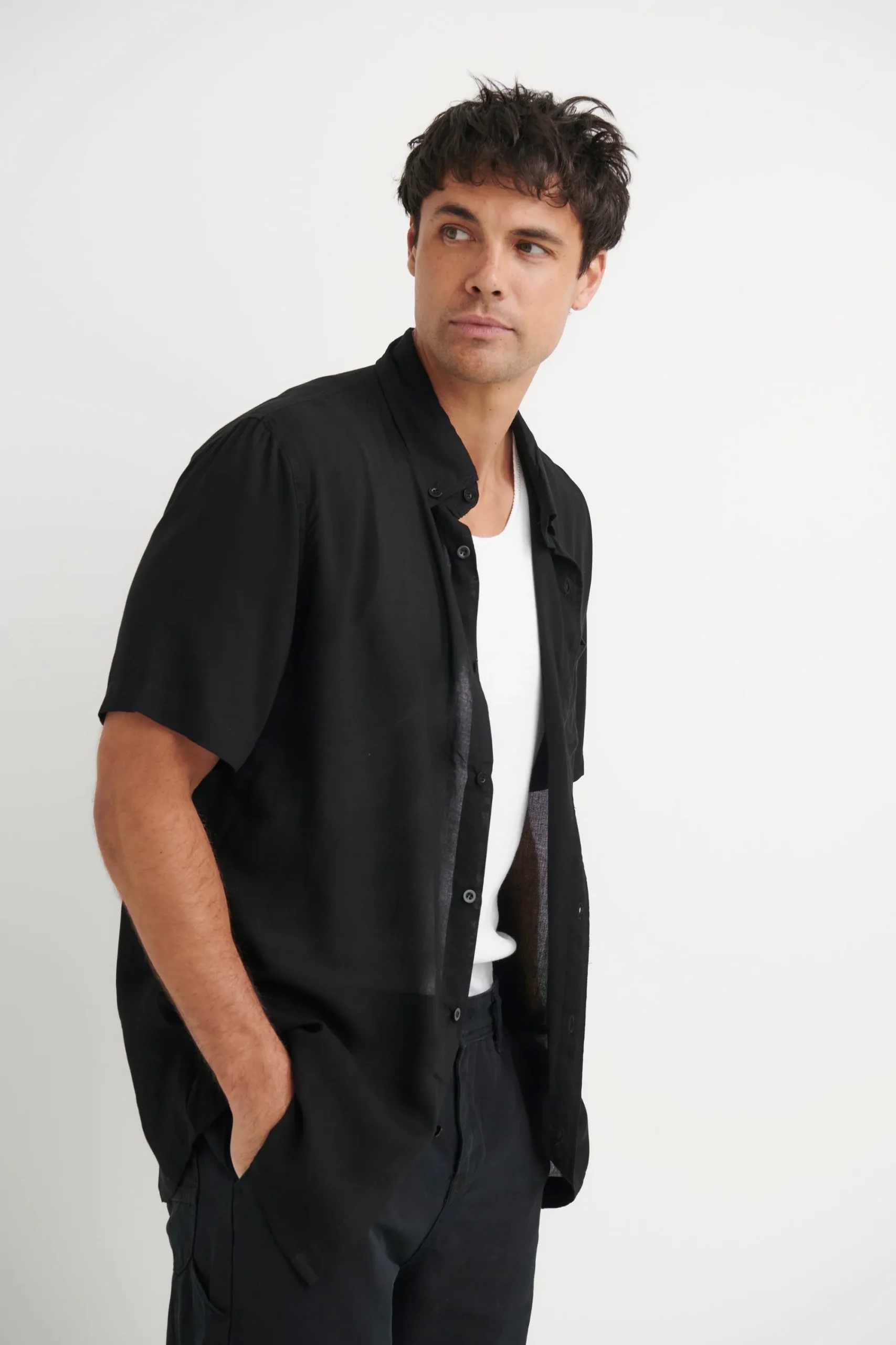 Shirts>NTH Jack Boating Shirt Deep Black