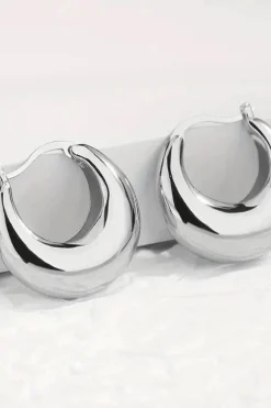 Accessories>Koli House Kyla Hoop Earring Silver