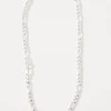 Accessories>Angel Whispers Maje Figaro Necklace Silver - Final Sale