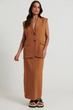 Sets>M Fashion Marlee Maxi Skirt Terracotta