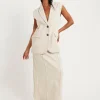 Jackets & Blazers>M Fashion Marlee Vest Oat