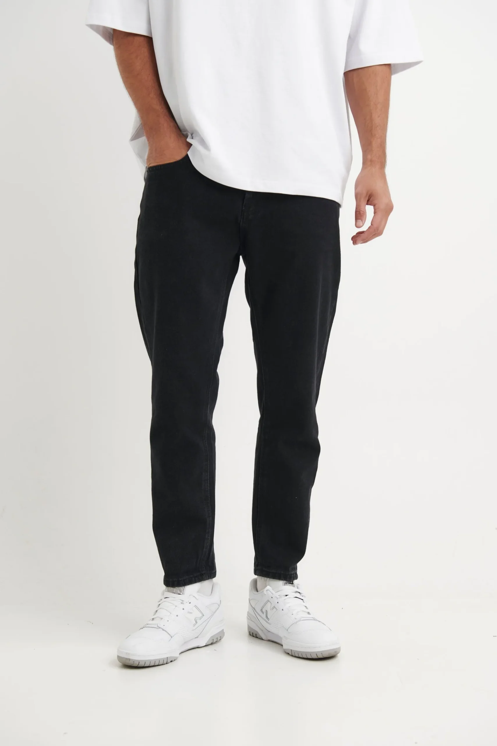 Denim>Sampson and Taylor Miles Straight Leg Denim Black