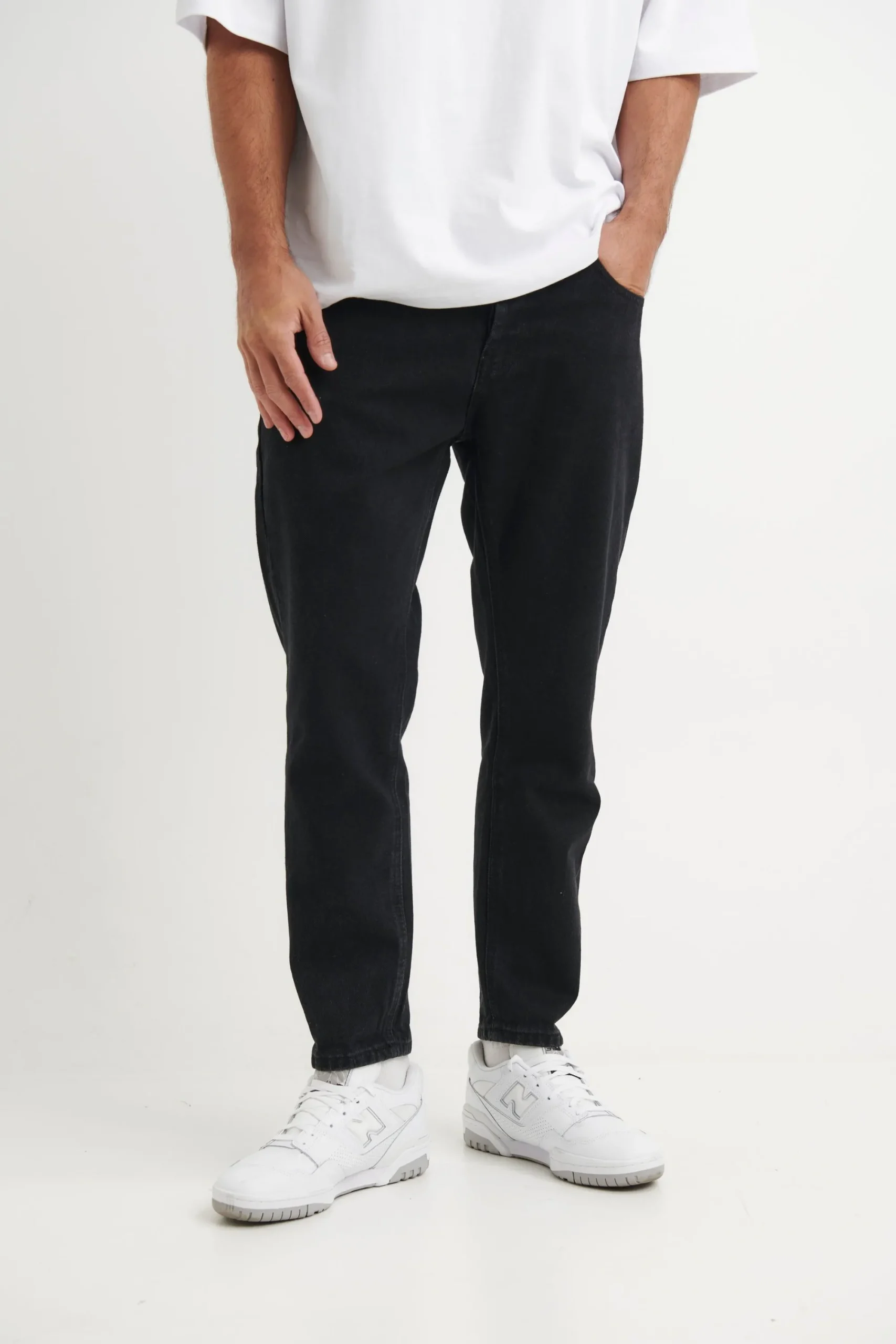 Denim>Sampson and Taylor Miles Straight Leg Denim Black