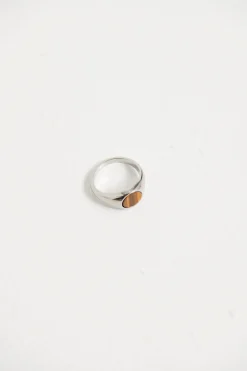 Accessories>Angels Whispers Nth Signet Ring Brown/Silver