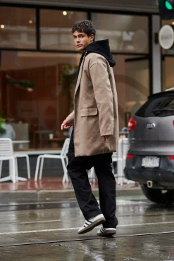 Jackets>Sampson and Taylor Nth Trench Coat Tan