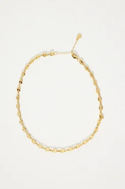 Accessories>Angel Whispers Puff Mariner Chain Necklace Gold