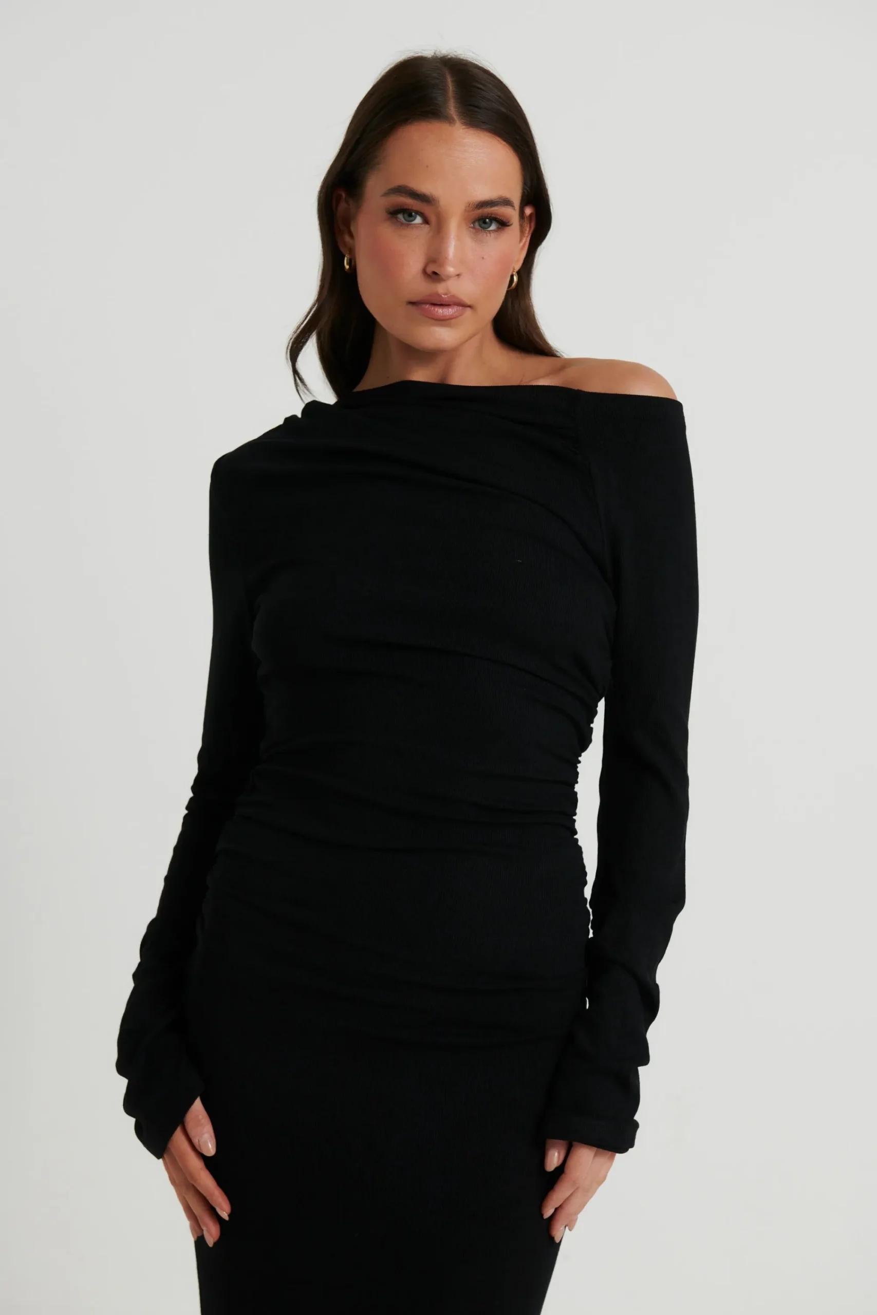 Dresses>SNDYS Reyna Maxi Dress Black