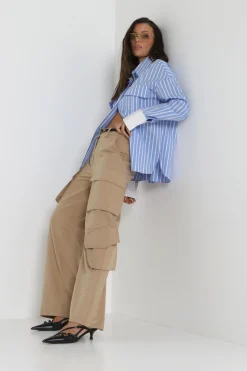 Shirts>Four Fashion Ryan Shirt Blue Stripe