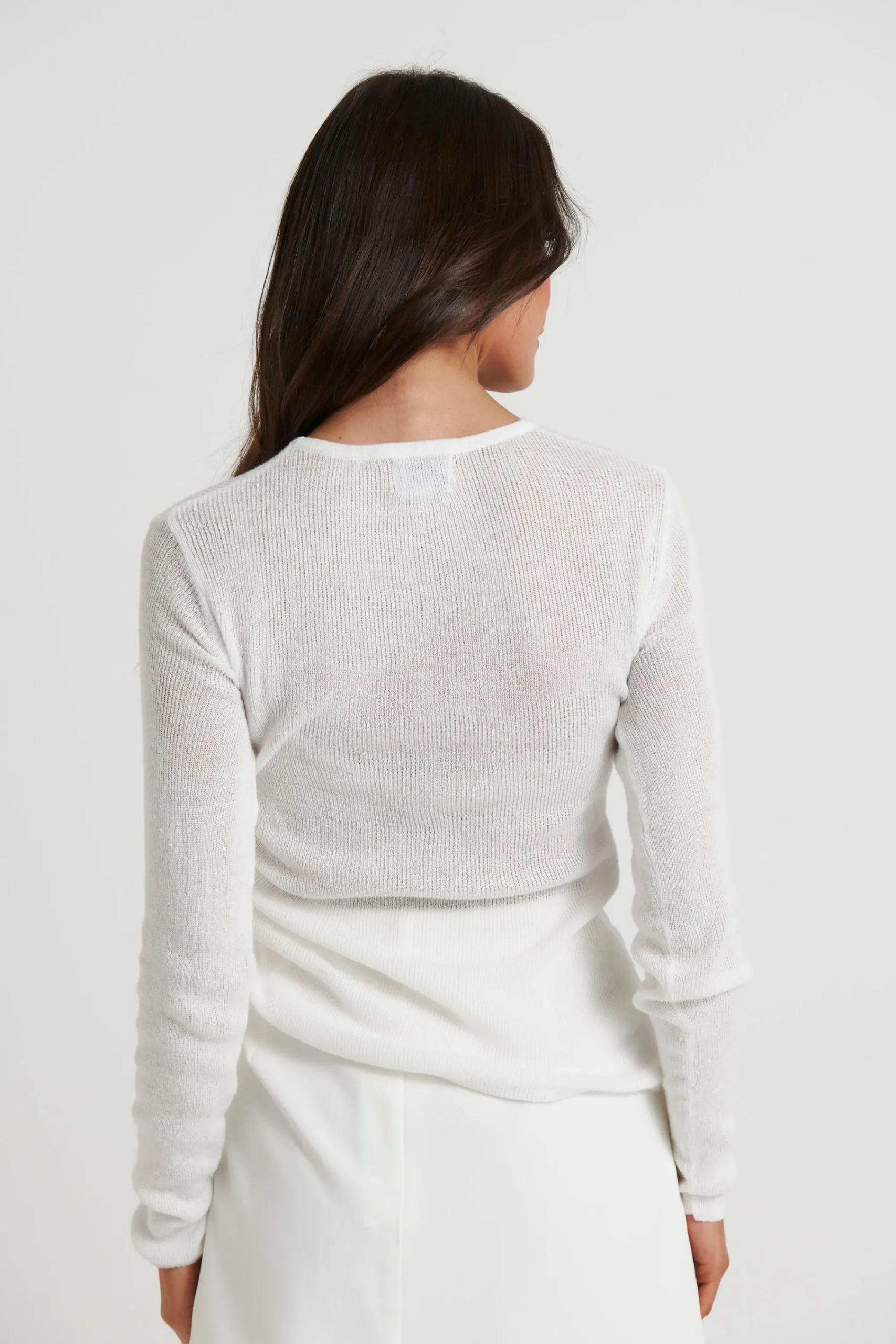 Tops>SNDYS Sloane Cotton Top White