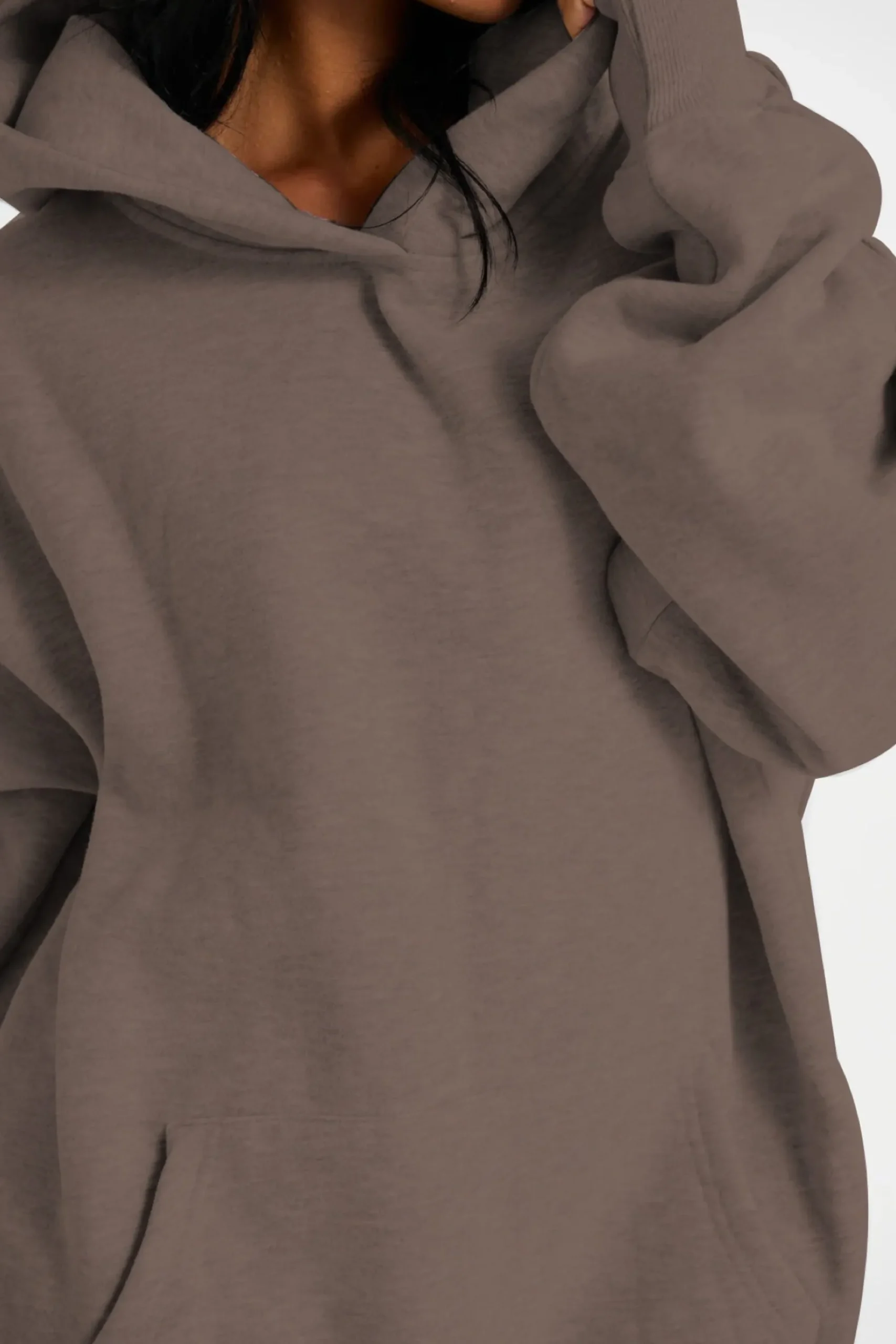 Sweaters & Jumpers>Sampson and Taylor Unisex Roman Oversize Hoodie Storm
