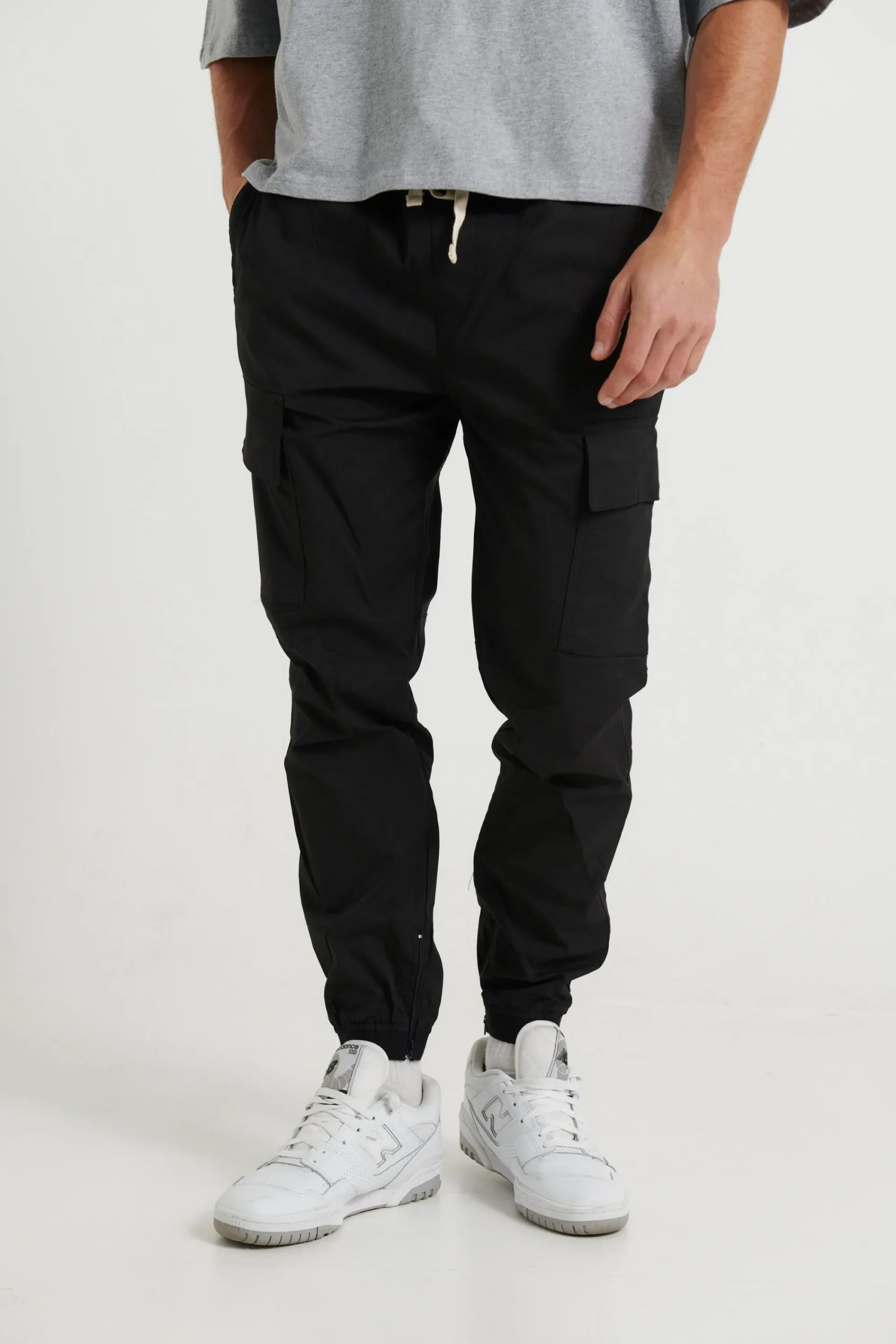 Pants>NTH Zip Chute Jogger Black